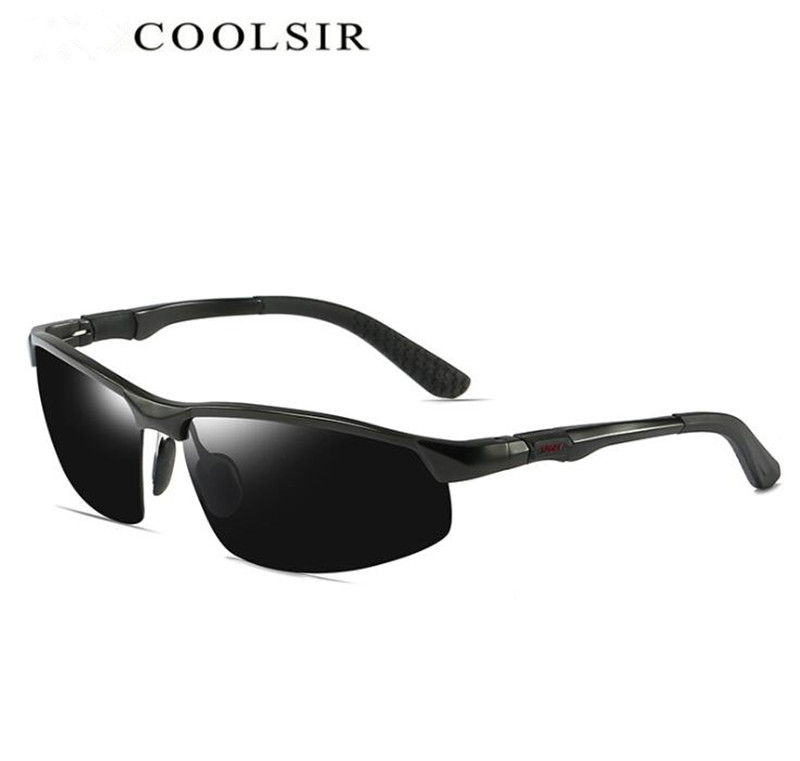 Men's new aluminum magnesium Polarized Sunglasses Sports riding glasses, driving colorful and discolored Polarized Sunglasses, Black
Men's new aluminum magnesium Polarized Sunglasses Sports riding glasses, driving colorful and discolored Polarized Sunglasses, Black