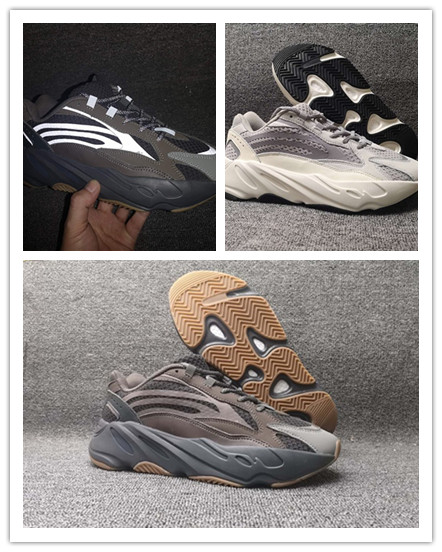 Kanye West 700 Wave Runner Running Shoes For Mens Womens 700s V2 Static Sports Sneakers Mauve Solid Grey Luxury Designer Shoes Size 36-47, Dark grey
Kanye West 700 Wave Runner Running Shoes For Mens Womens 700s V2 Static Sports Sneakers Mauve Solid Grey Luxury Designer Shoes Size 36-47, Dark grey