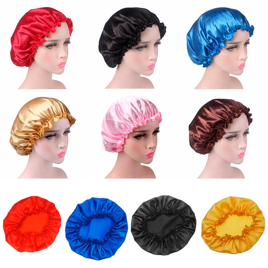 Women Sleep Cap Satin Night Bonnet Head Cover Beanie Hat Hair Beauty Elastic Bath Caps New 10colors
Women Sleep Cap Satin Night Bonnet Head Cover Beanie Hat Hair Beauty Elastic Bath Caps New 10colors