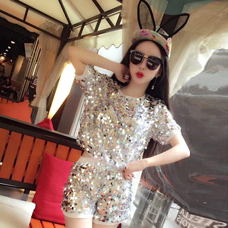 Modern dance jazz dance costume sequins adult female summer fashion sexy performance stage costumes clothes
Modern dance jazz dance costume sequins adult female summer fashion sexy performance stage costumes clothes