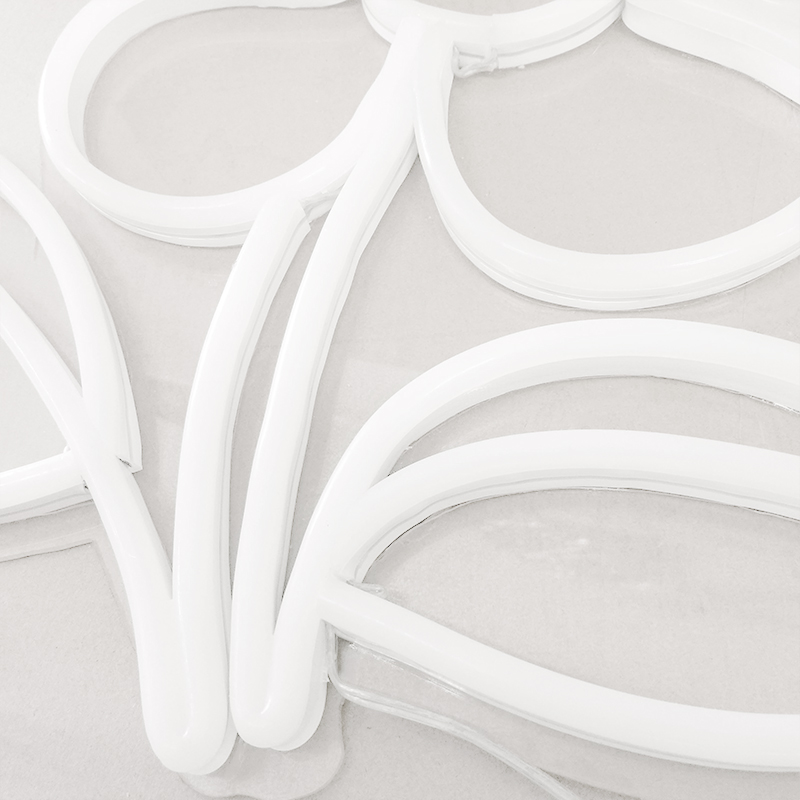 Lovely Flower Sign Bar KTV Home Bedroom wall decoration handmade neon light 12 V Super Bright