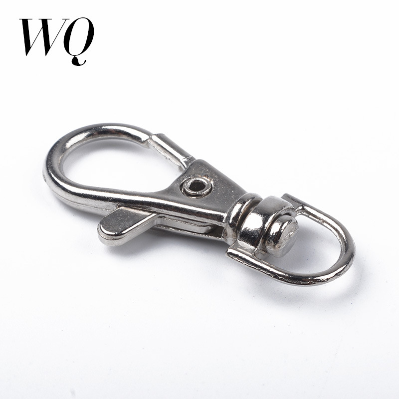 Wholesale Key Ring DIY Keychains Making Plated lobster clasp key hook chain jewelry making for keychain