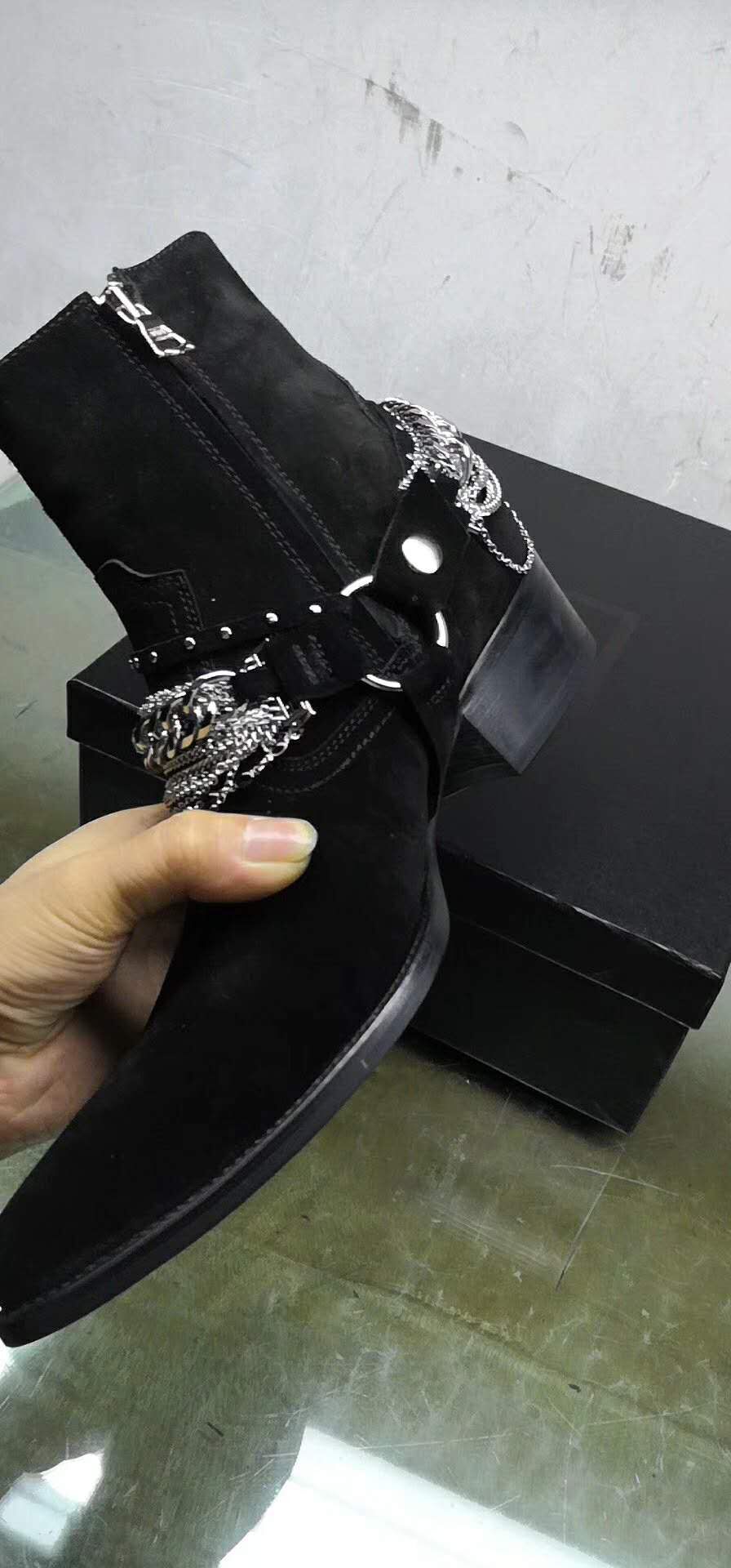 New list high quality genuine leather half boots fashion casual full grain leather shoes factory outet sl personality ankle boots