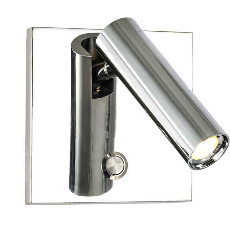 Topoch Update Light Wall Reading 3W LED Switch ON/OFF/Dimming Chrome/Black Head Swivels 90deg. Right/Left/Forward AC100-240V DC12V
Topoch Update Light Wall Reading 3W LED Switch ON/OFF/Dimming Chrome/Black Head Swivels 90deg. Right/Left/Forward AC100-240V DC12V