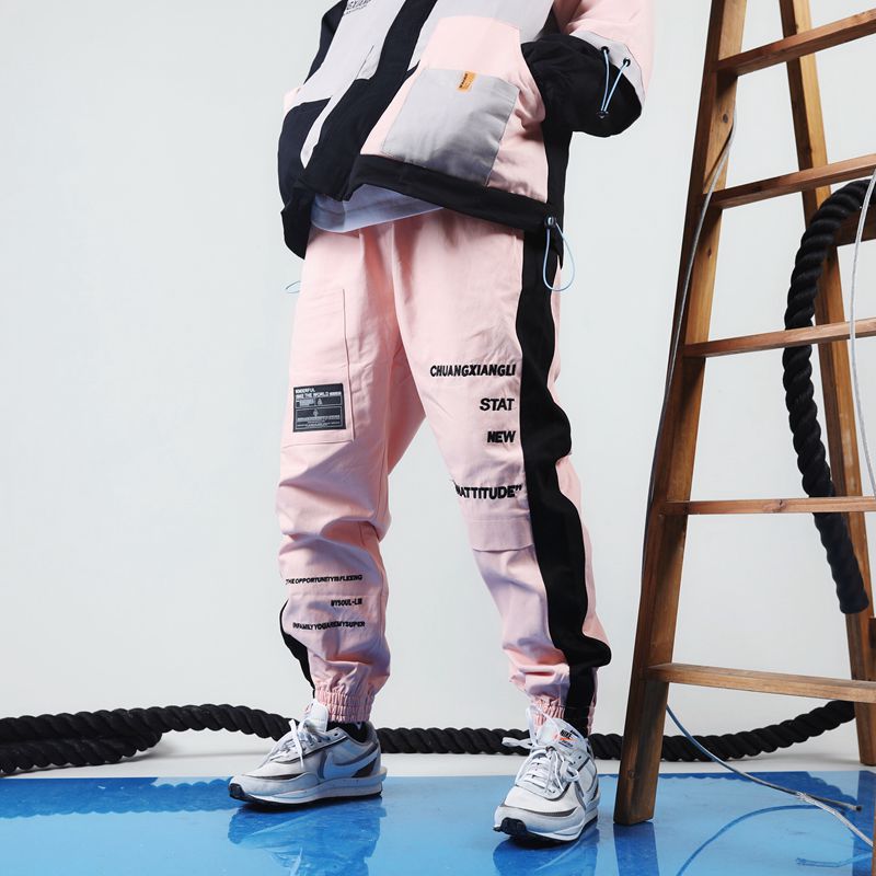 Hip Hop Pockets Cargo Joggers Harem Track Pants Tactical Streetwear Men Fashion Casual Trousers Sweatpants And Jacket, Black pants
Hip Hop Pockets Cargo Joggers Harem Track Pants Tactical Streetwear Men Fashion Casual Trousers Sweatpants And Jacket, Black pants