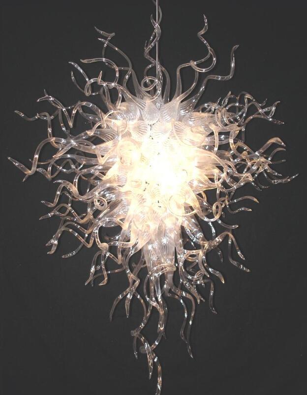 Modern Glass Art Chandelier Hotel New House Decoration Clear Color Hand Blown Glass American Style Chandelier Lighting
Modern Glass Art Chandelier Hotel New House Decoration Clear Color Hand Blown Glass American Style Chandelier Lighting