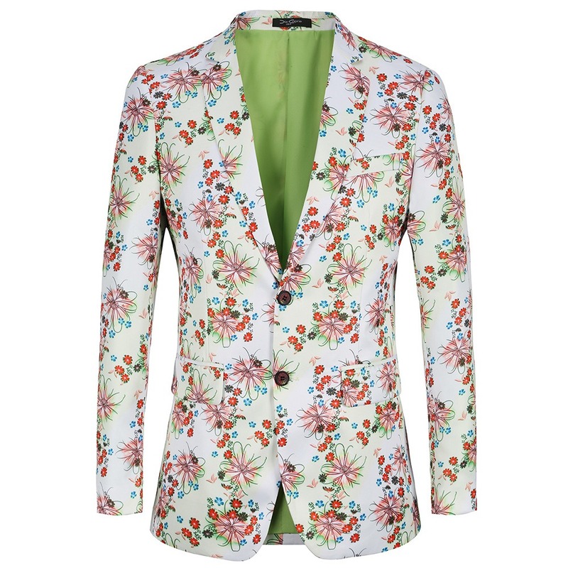 Men Casual Blazer Spring Autumn Slim Fit Suit Jacket Floral Print Daily Life Stage Costume Nightclub Ball Party Prom Singer Host, As picture
Men Casual Blazer Spring Autumn Slim Fit Suit Jacket Floral Print Daily Life Stage Costume Nightclub Ball Party Prom Singer Host, As picture