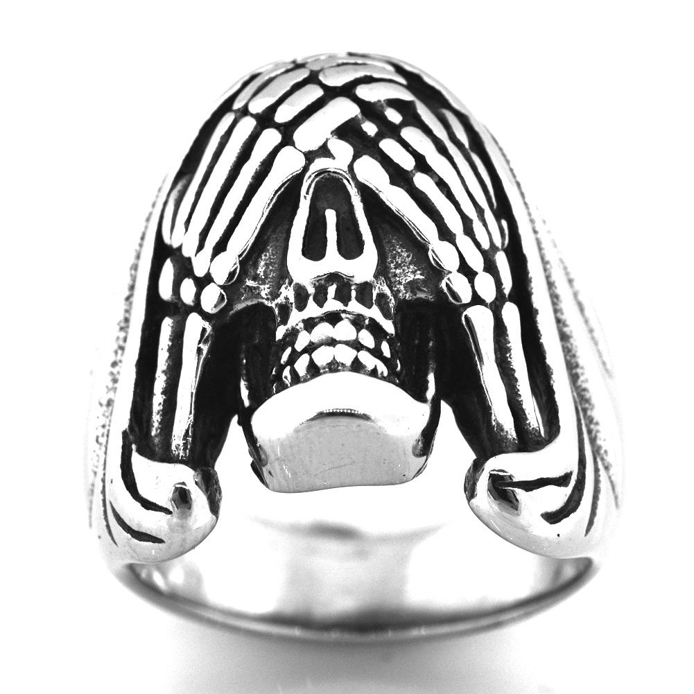 FANSSTEEL STAINLESS STEEL punk vintage mens or womens JEWELRY Bury Head On Hands Skull Ring GIFT FOR BROTHERS SISTERS FSR20W43
FANSSTEEL STAINLESS STEEL punk vintage mens or womens JEWELRY Bury Head On Hands Skull Ring GIFT FOR BROTHERS SISTERS FSR20W43