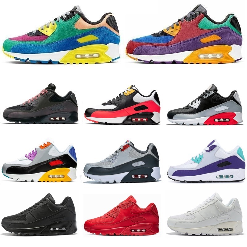 90 mens designer running shoes men women casual Be True Viotech Purple black white grey bred grape infrared blue pink sports sneakers 36-45, 15 triple white 40-45
90 mens designer running shoes men women casual Be True Viotech Purple black white grey bred grape infrared blue pink sports sneakers 36-45, 15 triple white 40-45