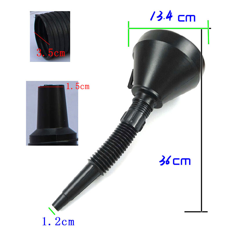 Universal Car Motorcycle Filler Funnel With Filter Outdoor Travel Self-driving Tour Emergency Tools For Cars Motorcycles