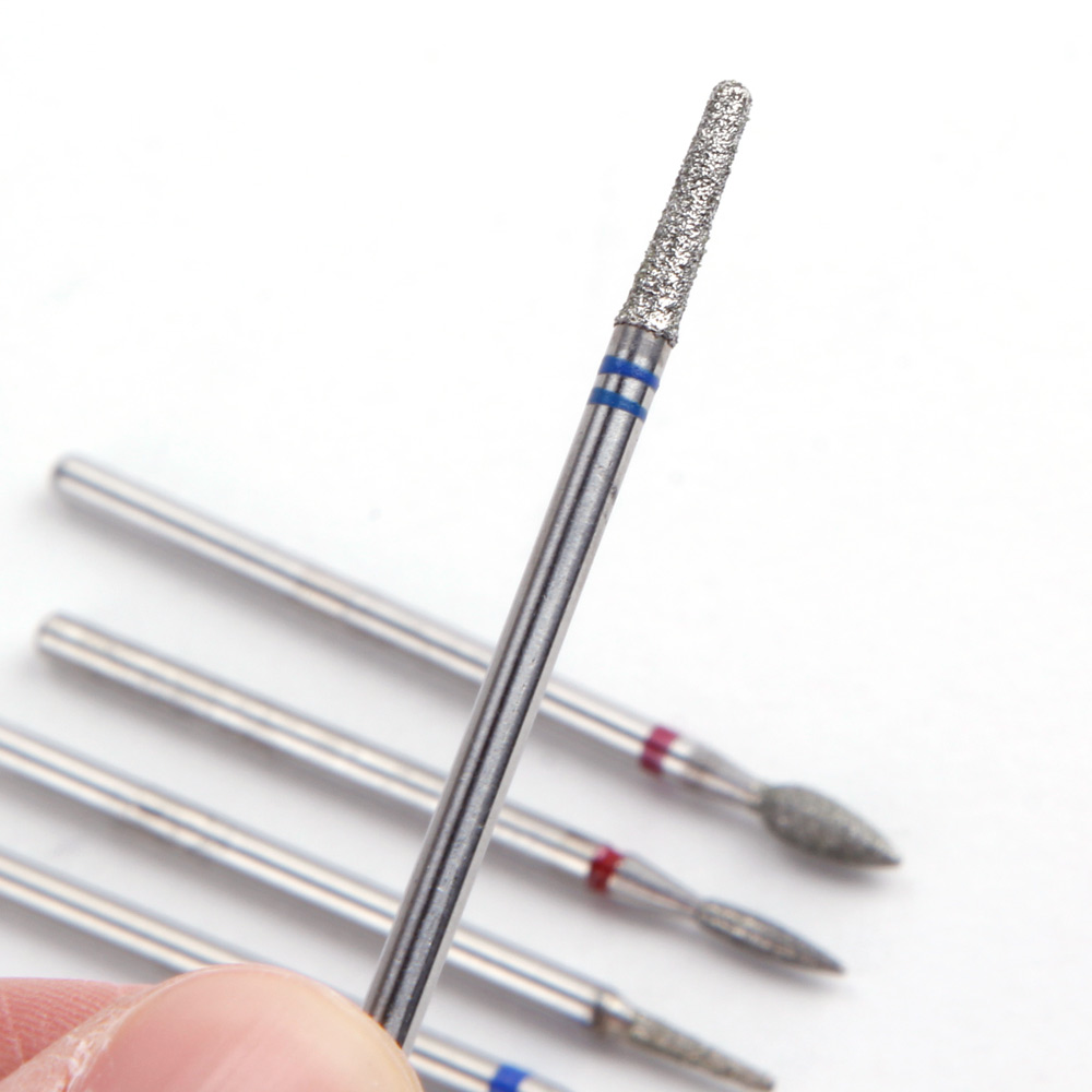 6pcs/set Ball Nail Drills Bits Stone Ceramic Milling Corundum Cutters Brush Electric Machine Rotary Burr Manicure Polish Tools