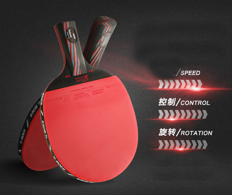 Competition High Level 9.8 Carbon Nanoscale WRB System Table Tennis Bat Racket Light Long Short Handle Ping Pong Paddle Racket T200410