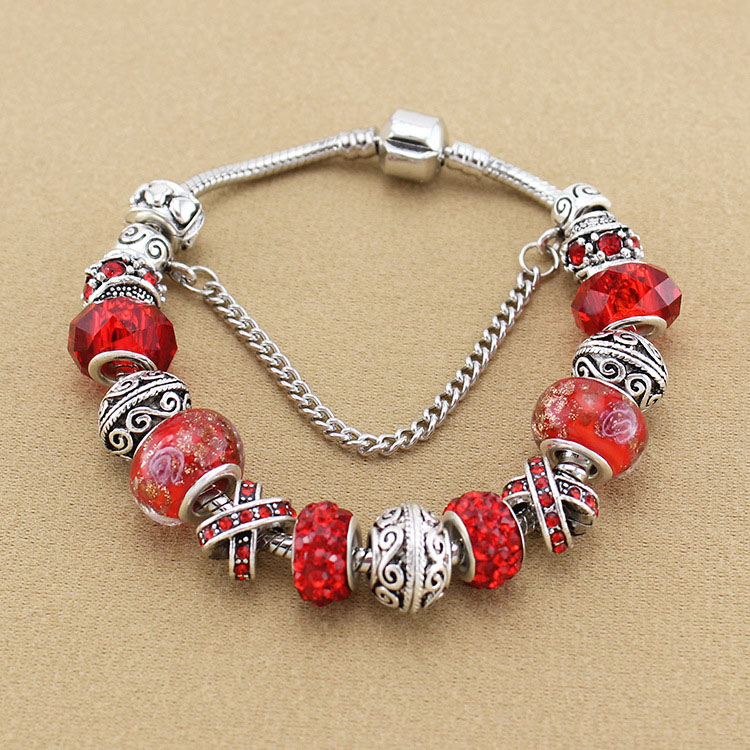 Wholesale-t Charm Beaded Bracelet Luxury Designer Jewelry for Pandora Silver Plated Crystal DIY Beaded Bracelet with Original Box
Wholesale-t Charm Beaded Bracelet Luxury Designer Jewelry for Pandora Silver Plated Crystal DIY Beaded Bracelet with Original Box