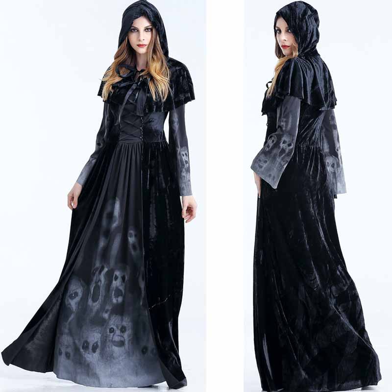 Maikun Brand Fashion New Halloween Demon Costume Black Dress Christmas Witch Cosplay Costume for Women -2XL
Maikun Brand Fashion New Halloween Demon Costume Black Dress Christmas Witch Cosplay Costume for Women -2XL