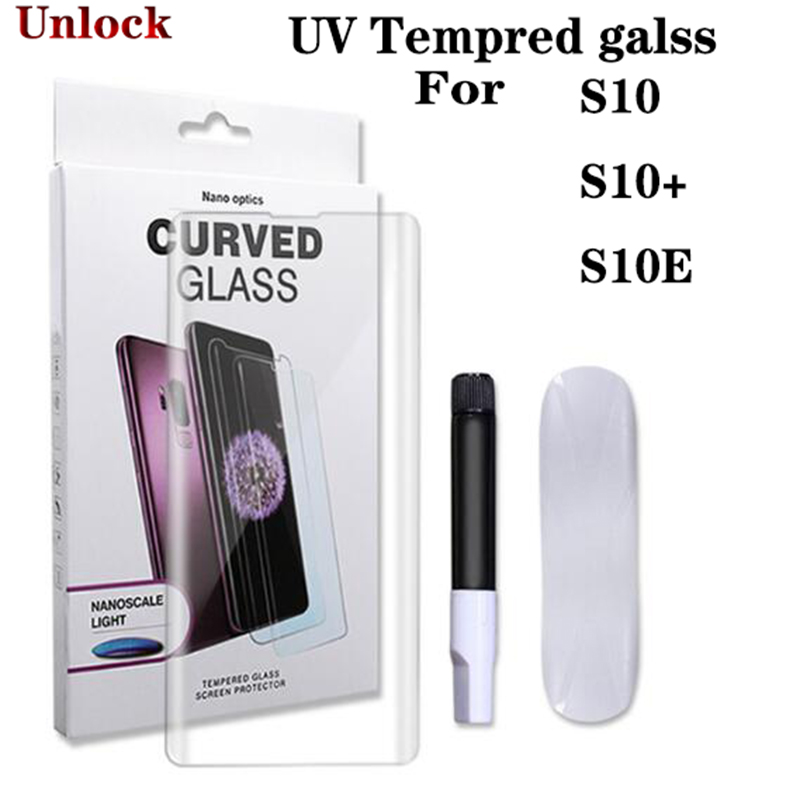 UV Tempered Glass Light Nano Liquid Screen Protector For Note 20 S20 S10+ N10 S8 S9 plus Full Glue Case Friendly
UV Tempered Glass Light Nano Liquid Screen Protector For Note 20 S20 S10+ N10 S8 S9 plus Full Glue Case Friendly