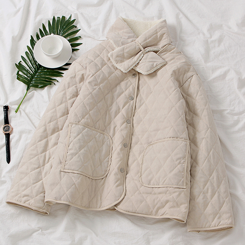 Korea Casual Jackets Soft Lace-Up Cotton Tops All-Match Stylish Loose Thick Women Winter Warm Fashion Outwear Coat, Beige
Korea Casual Jackets Soft Lace-Up Cotton Tops All-Match Stylish Loose Thick Women Winter Warm Fashion Outwear Coat, Beige