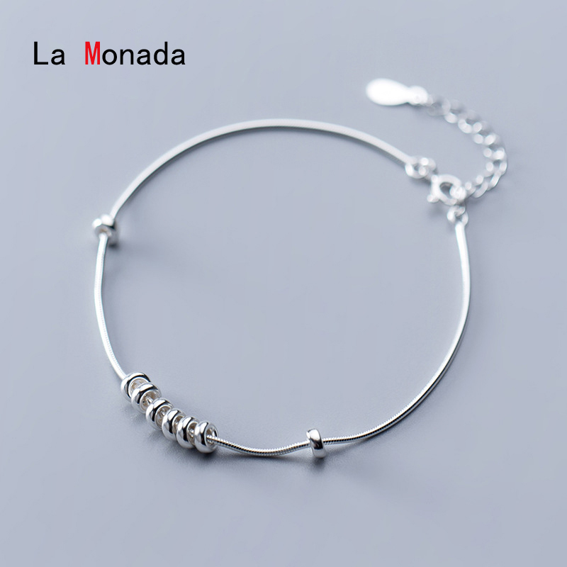 Link, Chain La Monada 925 Sterling Silver Snake Round Circle Ladies Bracelets For Women Minimalist Woman Trendy
Link, Chain La Monada 925 Sterling Silver Snake Round Circle Ladies Bracelets For Women Minimalist Woman Trendy