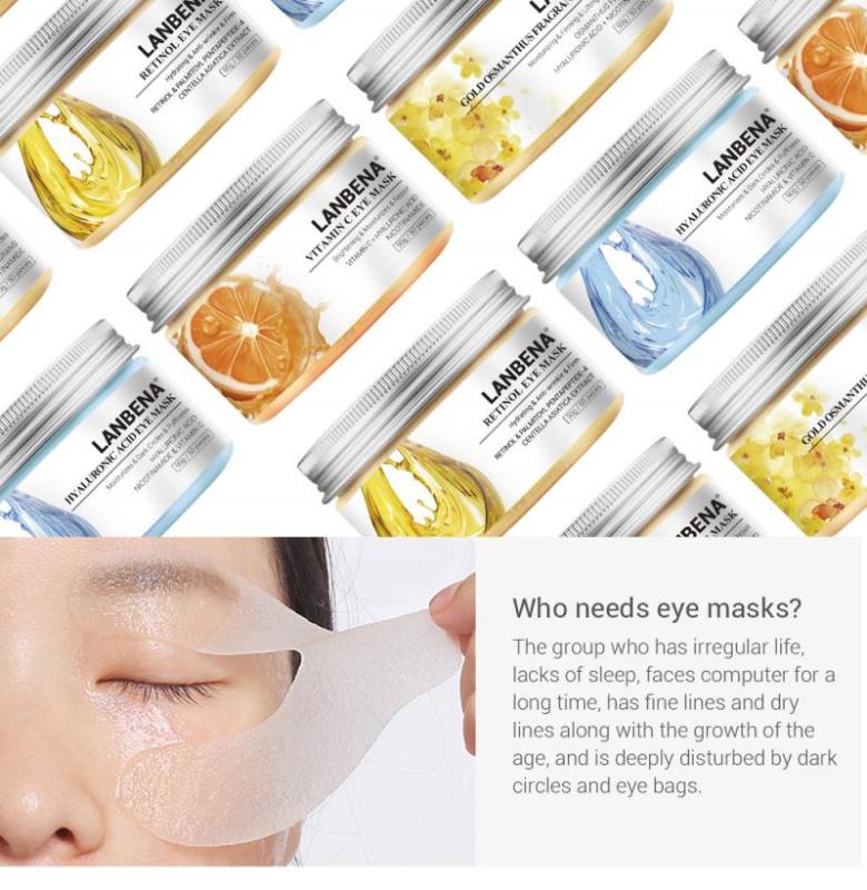50pcs/bottle LANBENA Eye Patches Eye Mask Anti-wrinkle Gold Vitamin C Retinol Anti-Aging Anti-Puffiness breathable Dropshipping
50pcs/bottle LANBENA Eye Patches Eye Mask Anti-wrinkle Gold Vitamin C Retinol Anti-Aging Anti-Puffiness breathable Dropshipping