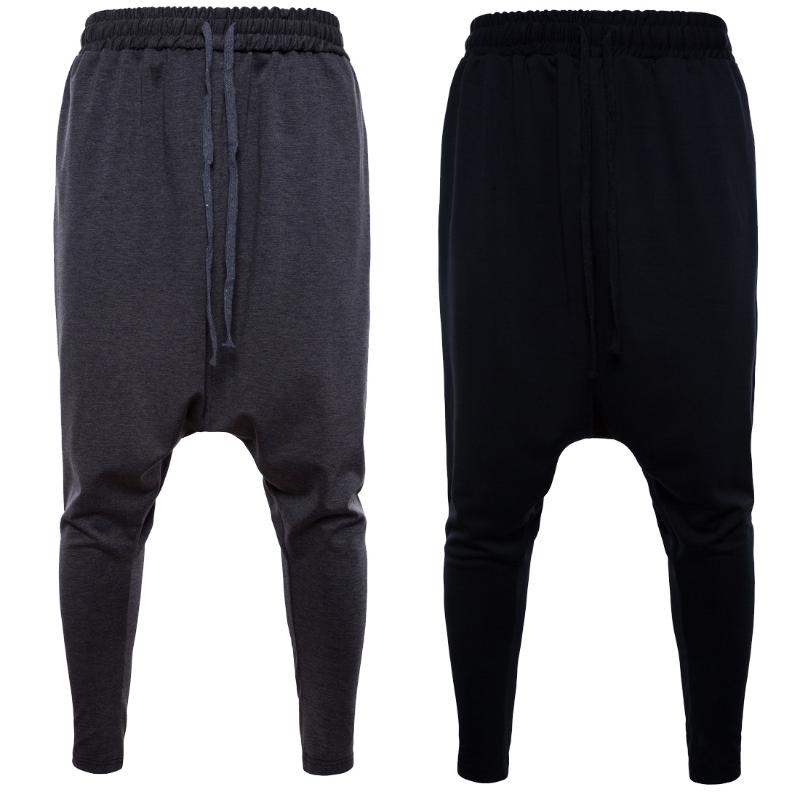 Man autumn new Harlem pants loose ELastic waist trousers