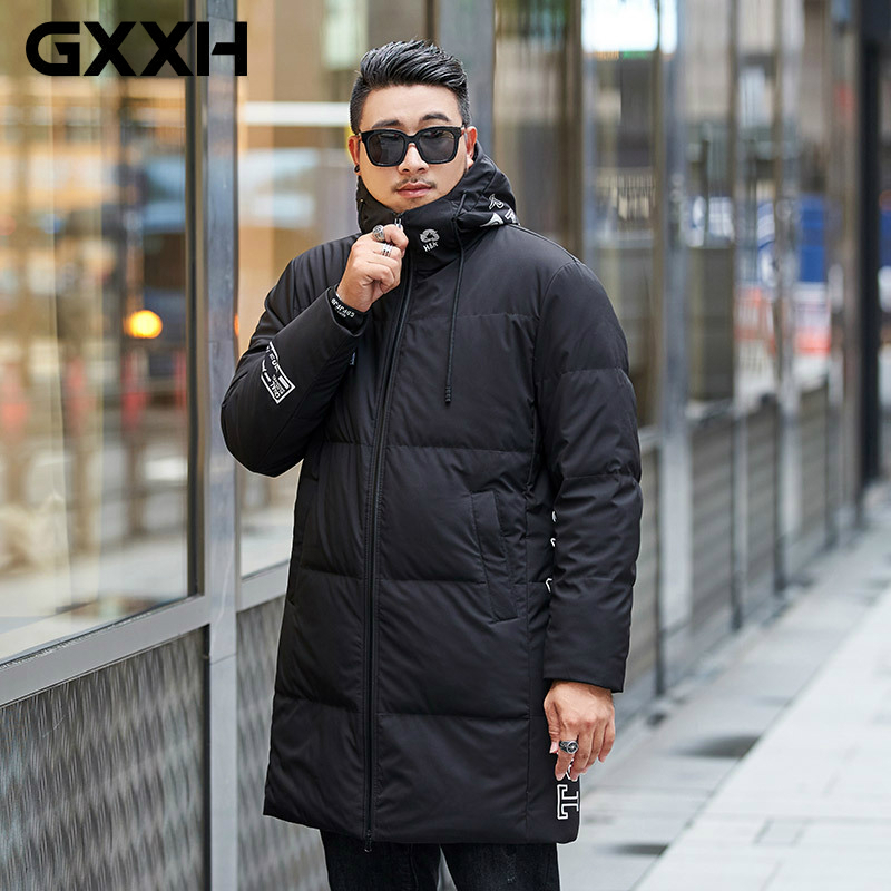 GXXH Plus Size Men Long Down Coat Outwear High Quality Warm Jacket with Hood Winter Parkas Snow Coats Waterproof Male Oversized, T19771
GXXH Plus Size Men Long Down Coat Outwear High Quality Warm Jacket with Hood Winter Parkas Snow Coats Waterproof Male Oversized, T19771
