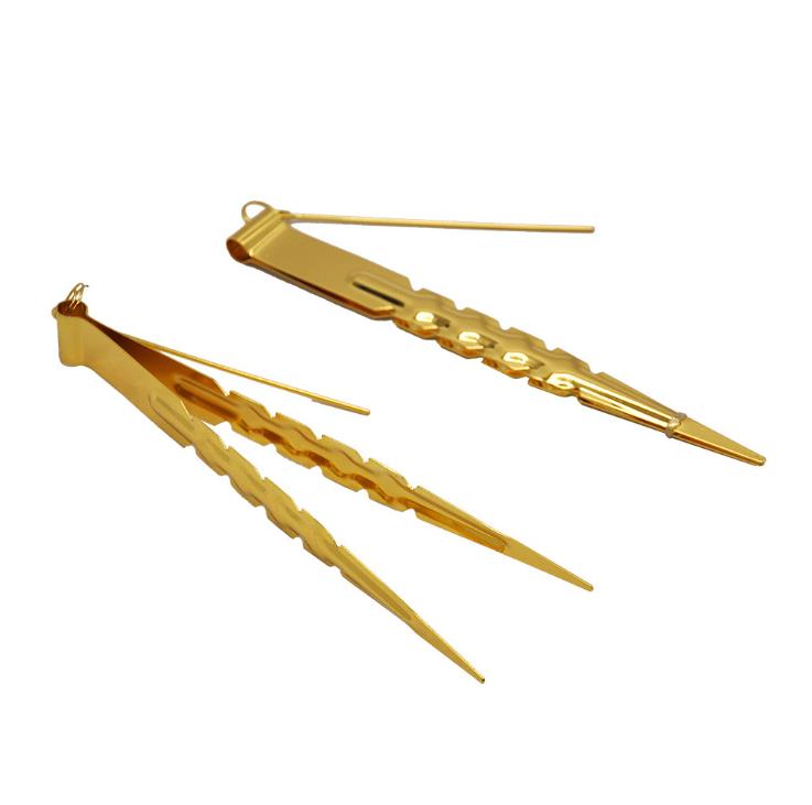 Soot Carbon Clamp Golden Metal Carbon Clamp