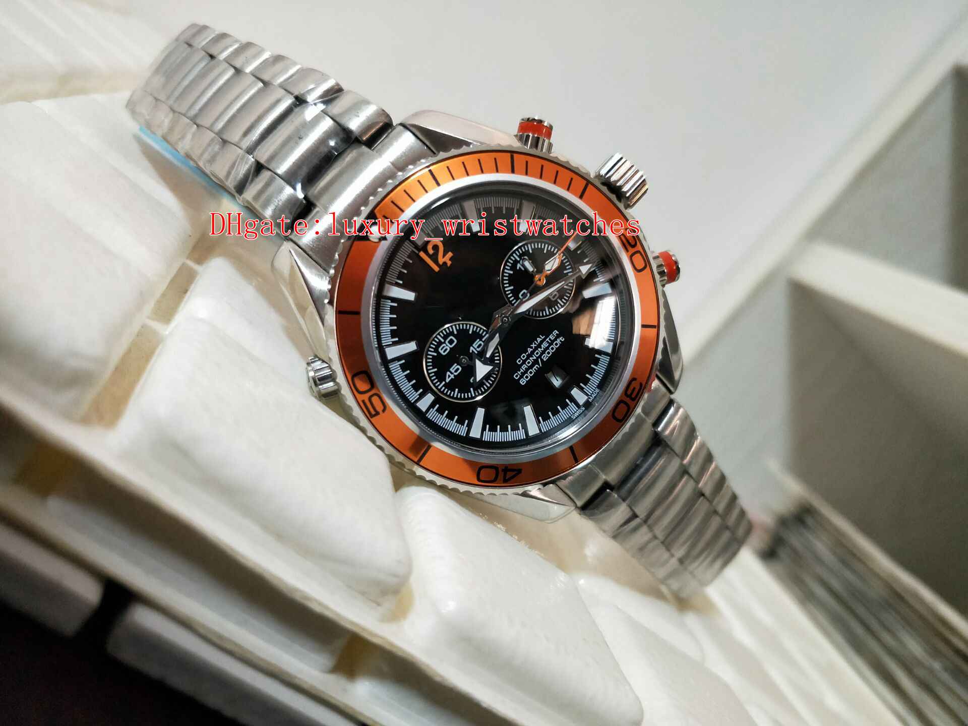 Topselling High quality Wristwatches Co-Axial 232.30.46.51.01.002 45mm Ceramic Orange Stainless Steel Automatic mechanical Men Watch Watches, No box papers
Topselling High quality Wristwatches Co-Axial 232.30.46.51.01.002 45mm Ceramic Orange Stainless Steel Automatic mechanical Men Watch Watches, No box papers