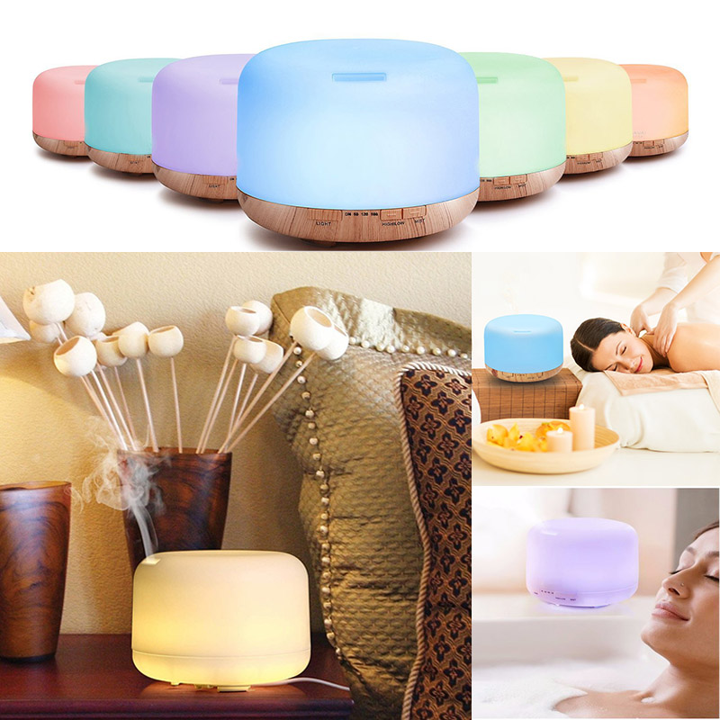 500ml Essential Oil Diffuser Humidifier Room Decor Lighting With 4 Timer Settings LED Changing Lamps and Waterless Auto Shut-Off WX9-1248
500ml Essential Oil Diffuser Humidifier Room Decor Lighting With 4 Timer Settings LED Changing Lamps and Waterless Auto Shut-Off WX9-1248