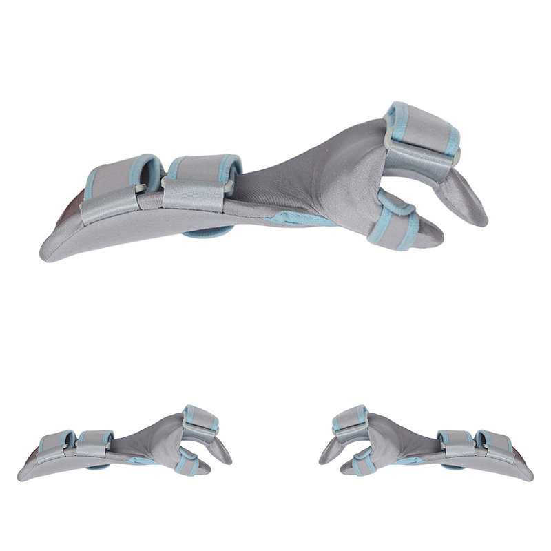 Resting Functional Fracture Resin Sticker Hand Wrist Splint Corrector Finger Immobilizer Grey Adjustable Rehabilitation Fixed