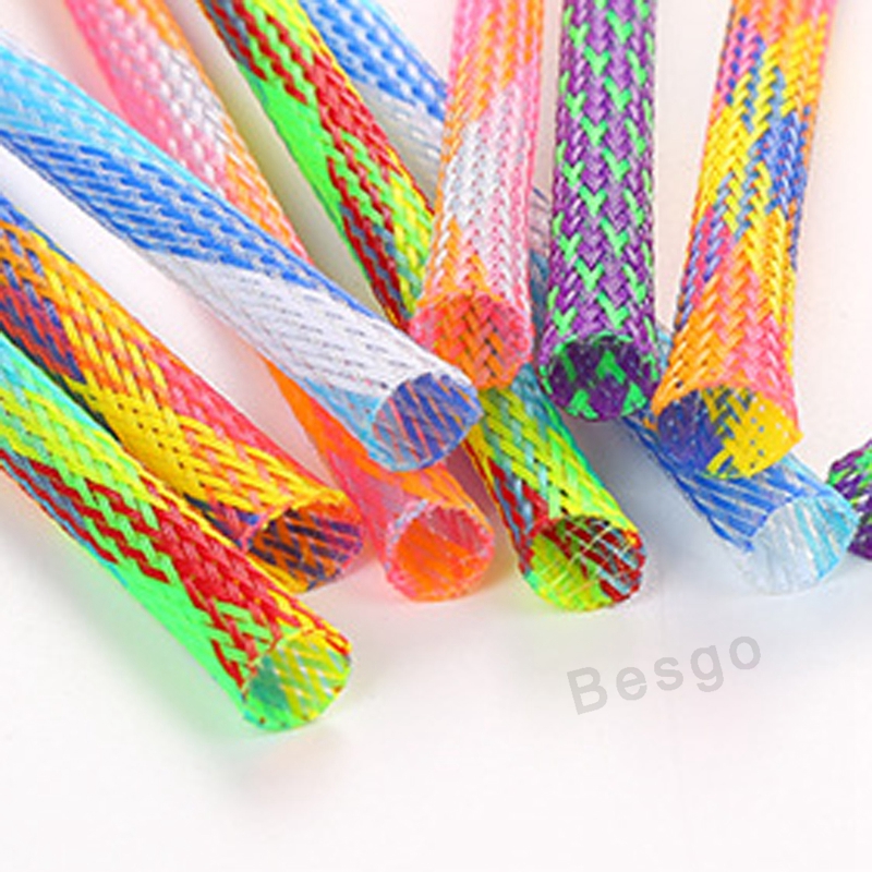 Retractable Funny Stick Cat Cats Teaser Wand Kitten Colorful Spring Tube Pet Action Interactive Toys Fidget Toy BC BH2863