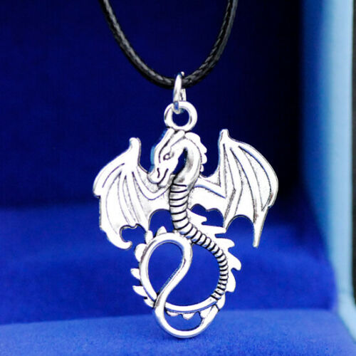 50pcs Lot Cool Dragon Pendants Necklaces Alloy Charms Jewelry whole HJ191