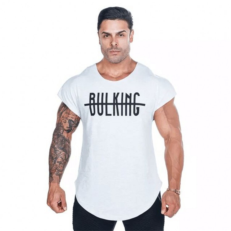 Januarysnow Mens Fitness T-shirt Gyms Bodybuilding Workout Skinny Short sleeve Cotton t shirt Summer Male Casual Tee Tops Clothing, White 1
Januarysnow Mens Fitness T-shirt Gyms Bodybuilding Workout Skinny Short sleeve Cotton t shirt Summer Male Casual Tee Tops Clothing, White 1