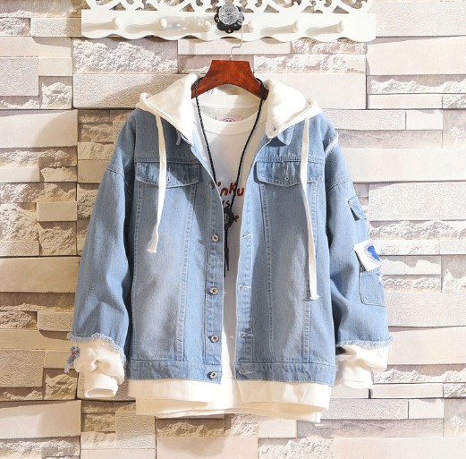 Men Winter Jacket Denim Hooded Vintage Coat Autumn Casual Long Sleeve Loose Hole Pocket Fake Two Pieces 3XL
Men Winter Jacket Denim Hooded Vintage Coat Autumn Casual Long Sleeve Loose Hole Pocket Fake Two Pieces 3XL