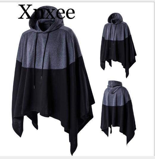 Men Cloak Trench Fashion Stand Collar Loose Chic Cape Jackets Winter Men Streetwear Pullovers, Black
Men Cloak Trench Fashion Stand Collar Loose Chic Cape Jackets Winter Men Streetwear Pullovers, Black