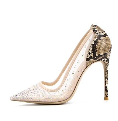 fashion lady women poined toes nude crystal mesh net snake python high heels shoes designer pumps dress shoes 12cm 10cm sandal, Black
fashion lady women poined toes nude crystal mesh net snake python high heels shoes designer pumps dress shoes 12cm 10cm sandal, Black