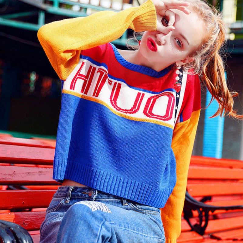 2020 Women Spring Vest Student Vest Patchwork Sweet Kawaii Girls Knitted Chic Women Clothing Free Shipping, Color as pic
2020 Women Spring Vest Student Vest Patchwork Sweet Kawaii Girls Knitted Chic Women Clothing Free Shipping, Color as pic