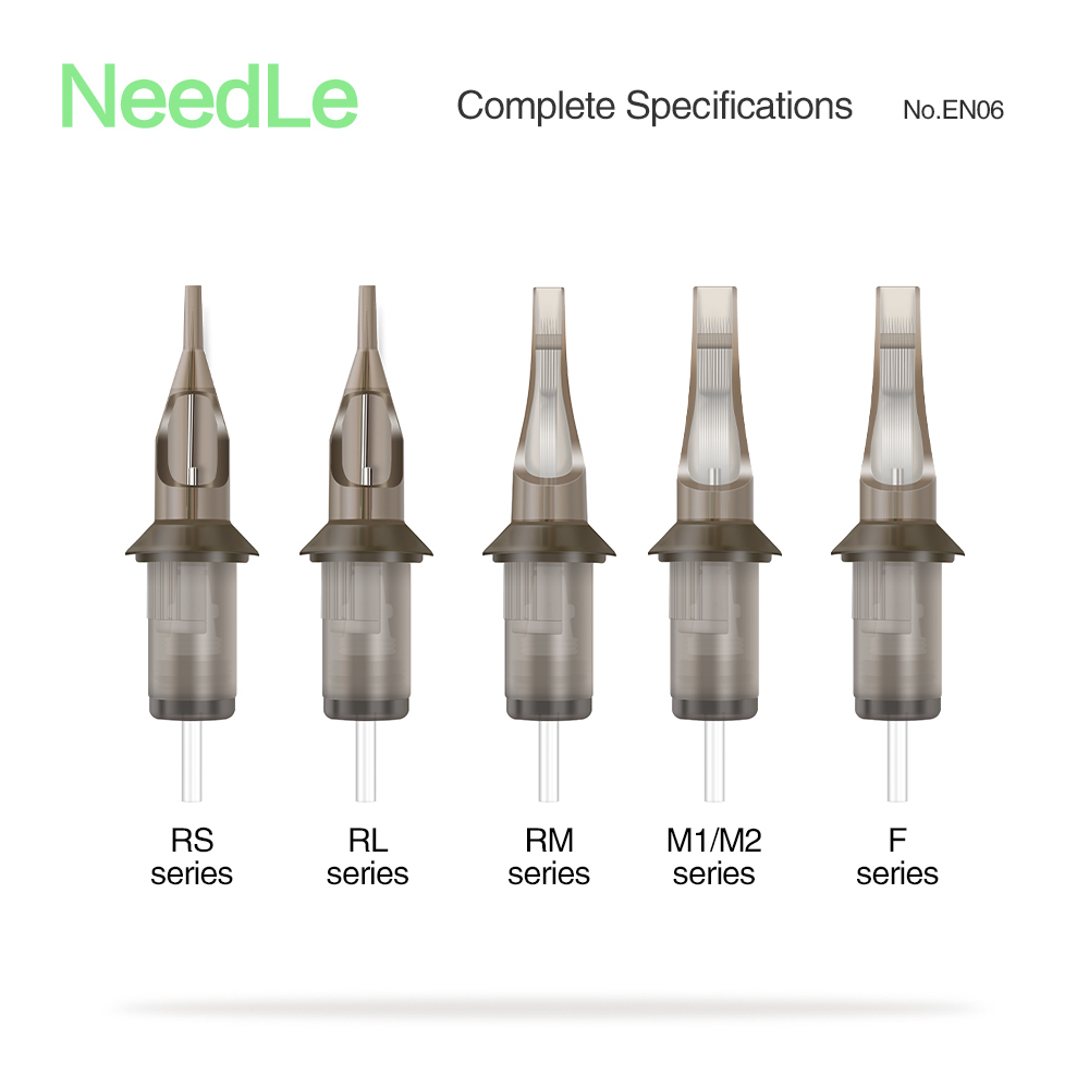 Tattoo Needles 20 Pcs Cartridges Disposable Sterile Fit Knitting For Rotary Pen Accessory