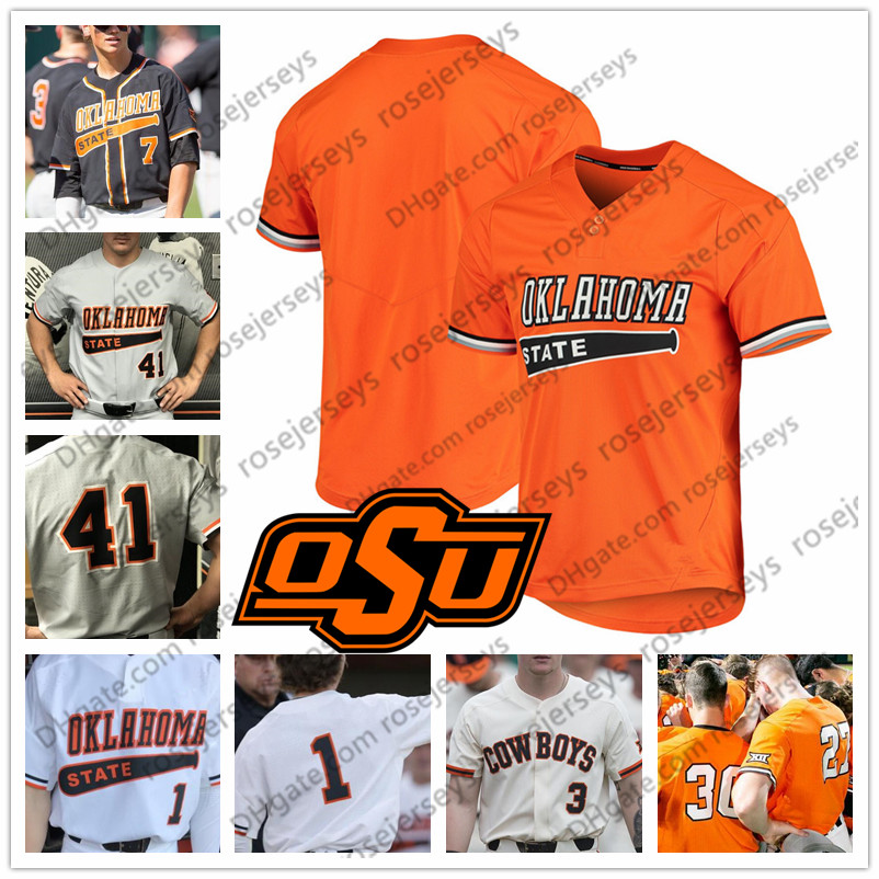 Custom Oklahoma State Cowboys 2019 Baseball Any Name Number White Gray Orange Black #33 Trevor Boone 24 Colin Simpson Men Youth Kid Jersey
Custom Oklahoma State Cowboys 2019 Baseball Any Name Number White Gray Orange Black #33 Trevor Boone 24 Colin Simpson Men Youth Kid Jersey