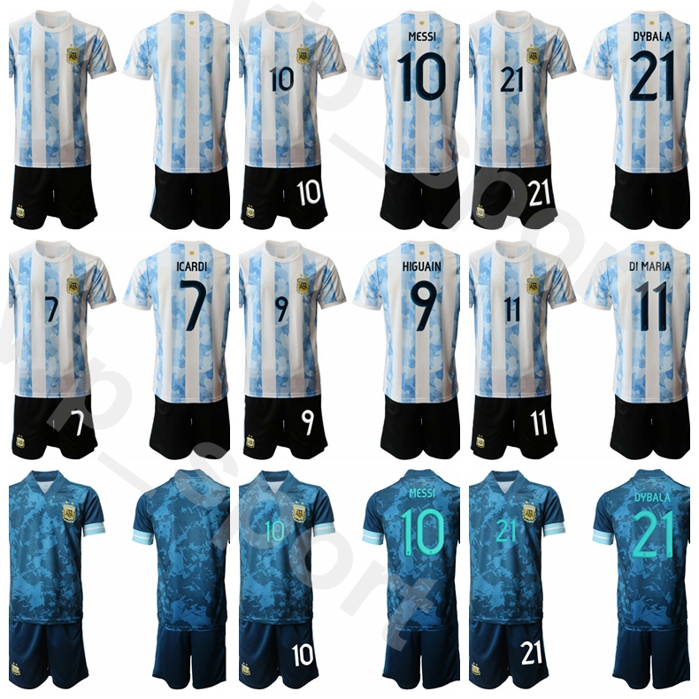 Argentina 9 Sergio Aguero Jersey Set 2020 2021 Soccer 10 Lionel Messi 11 Angel Di Maria 17 Nicolas Otamendi Football Shirt kits Uniform, Black
Argentina 9 Sergio Aguero Jersey Set 2020 2021 Soccer 10 Lionel Messi 11 Angel Di Maria 17 Nicolas Otamendi Football Shirt kits Uniform, Black