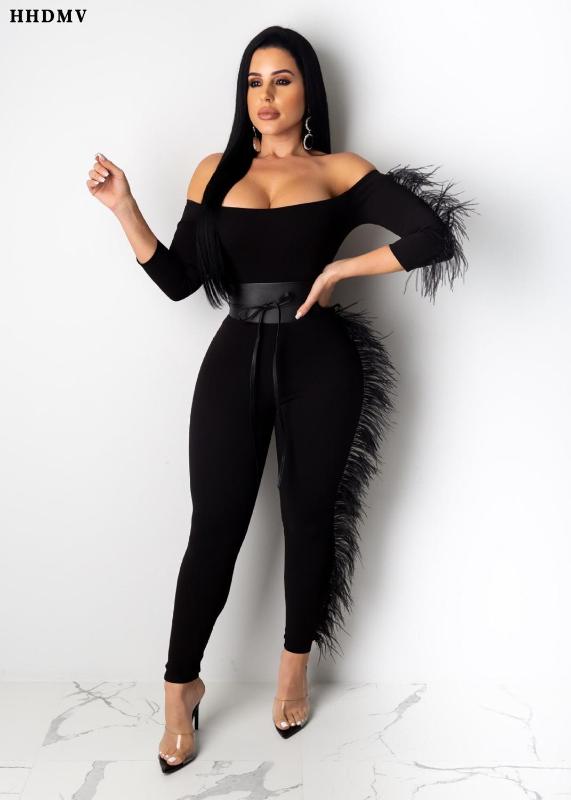 HHDMV Hot Spring 2020 Off Shoulder Elastic Skinny Solid Catsuit Fashion Long Sleeve Long Pant Jumpsuits Vintage Slim Romper, Black
HHDMV Hot Spring 2020 Off Shoulder Elastic Skinny Solid Catsuit Fashion Long Sleeve Long Pant Jumpsuits Vintage Slim Romper, Black