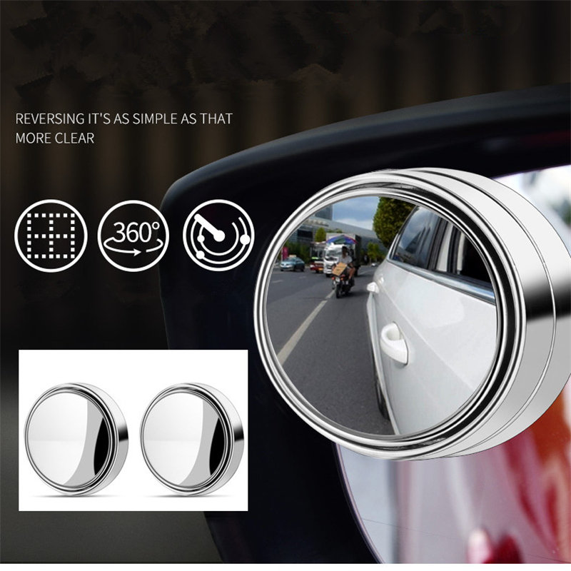 2PCS Mini Rearview Mirror Car Rear View Mirror Small Round Mirror Large Vision Reverse Assist Blind Spot 360 Rotary
2PCS Mini Rearview Mirror Car Rear View Mirror Small Round Mirror Large Vision Reverse Assist Blind Spot 360 Rotary