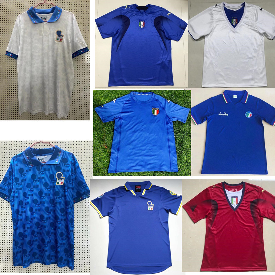 Retro Italy 1994 World cup Soccer Jerseys 2006 1998 1990 classic vintage football shirt MALDINI R.BAGGIO BENARRIVO MUSSI TASSOTTI, Blue
Retro Italy 1994 World cup Soccer Jerseys 2006 1998 1990 classic vintage football shirt MALDINI R.BAGGIO BENARRIVO MUSSI TASSOTTI, Blue