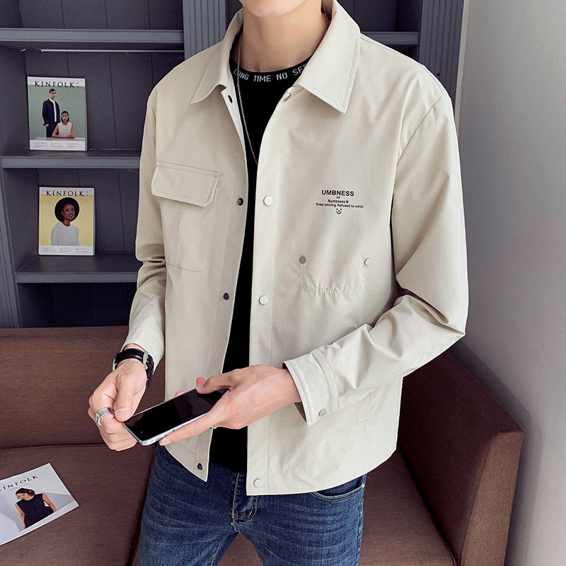 2020 Summer New Youth Popular Simple Letter Print Solid Color Slim Jacket Fashion Casual Lapel Large Size Thin Top -4XL, Black
2020 Summer New Youth Popular Simple Letter Print Solid Color Slim Jacket Fashion Casual Lapel Large Size Thin Top -4XL, Black