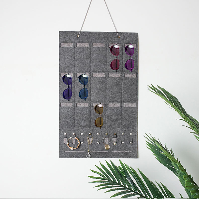 New Non-woven Glasses Organizer Storage Wall Hanging Bag Sunglasses Eyeglass Container Hanging Pouch, Style 2
New Non-woven Glasses Organizer Storage Wall Hanging Bag Sunglasses Eyeglass Container Hanging Pouch, Style 2