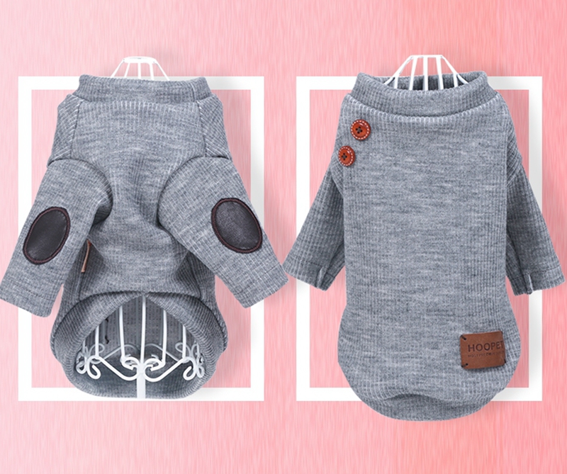 Brand Dog Clothes Knitted Button Sweater Soft Warm Pet Jackets Small Dogs Clothing Pet Supplies Gray White Optional DSL-YW1881
Brand Dog Clothes Knitted Button Sweater Soft Warm Pet Jackets Small Dogs Clothing Pet Supplies Gray White Optional DSL-YW1881