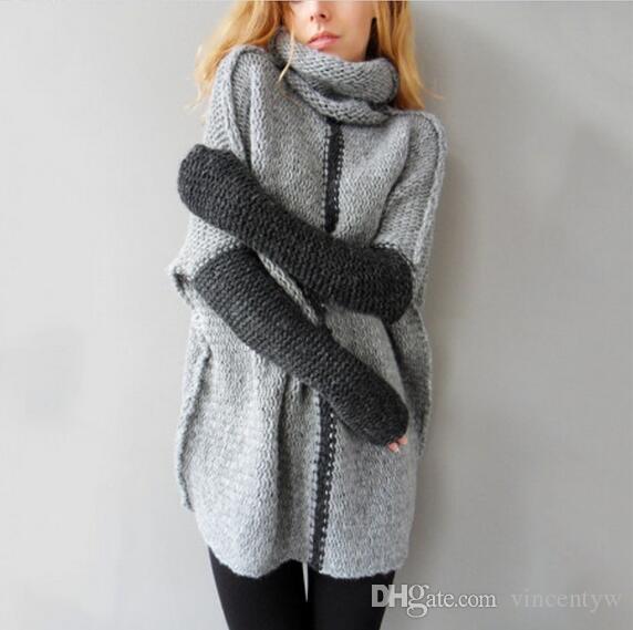 Autumn Solid Pink Gray Vintage Women Sweater Turtleneck Long Sleeve Steel Ring Lady Tops Casual Preppy Style Pullovers
Autumn Solid Pink Gray Vintage Women Sweater Turtleneck Long Sleeve Steel Ring Lady Tops Casual Preppy Style Pullovers