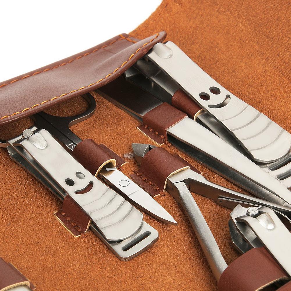 Manicure Set Professional Repair Nail Group Clipper Stainless Steel Pedicure Beauty Travel Manicure Sets 11 Pcs Kit