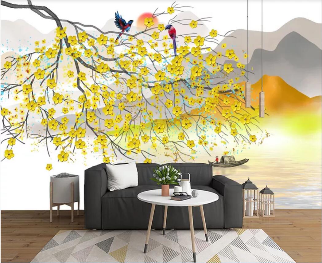 3d room wallpaper custom photo non-woven mural New Chinese style hand-painted flowers and birds landscape art canvas wallpaper for walls 3 d, Non-woven fabric
3d room wallpaper custom photo non-woven mural New Chinese style hand-painted flowers and birds landscape art canvas wallpaper for walls 3 d, Non-woven fabric