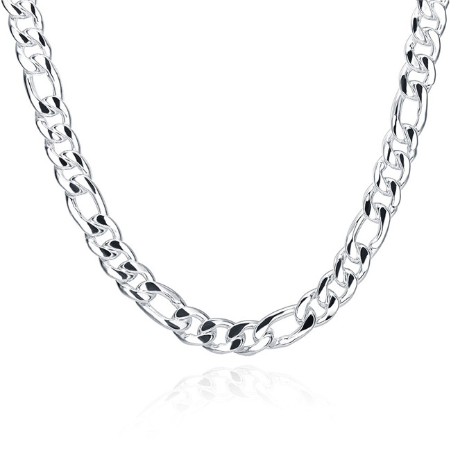 Plated sterling silver necklace 24 inches men's 10M three rooms one necklace DHSN013 Top sale 925 silver plate Chains Necklaces jewelry
Plated sterling silver necklace 24 inches men's 10M three rooms one necklace DHSN013 Top sale 925 silver plate Chains Necklaces jewelry