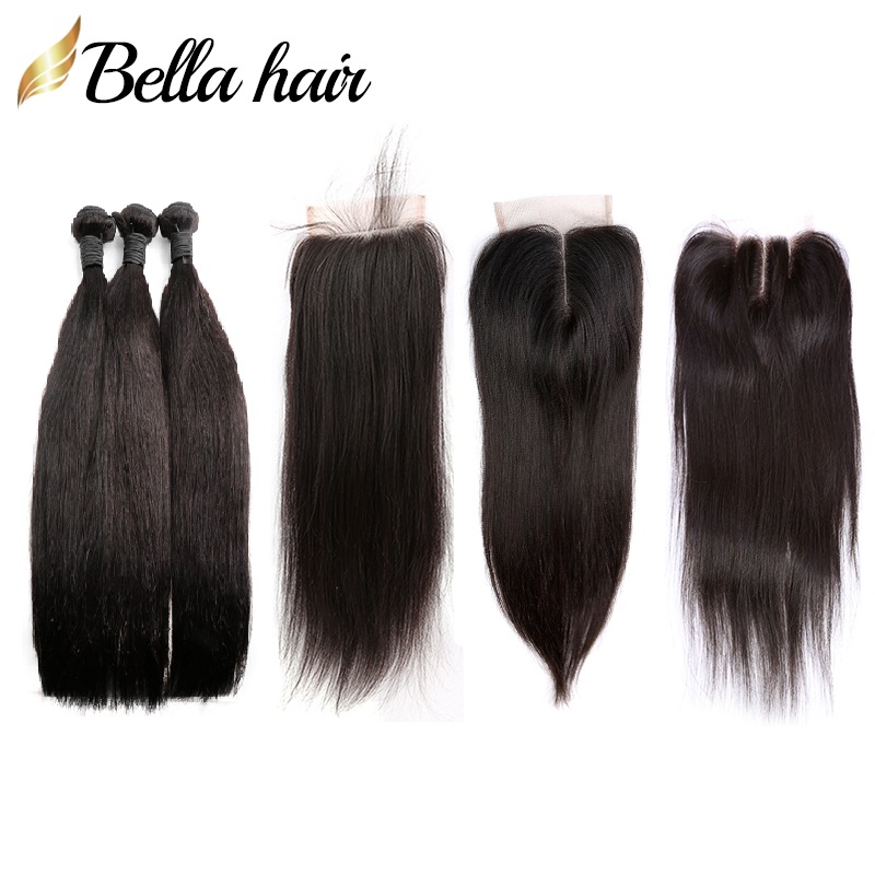 Peruvian Virgin Human Hair Wefts and Closure Weaves Silky Straight 3 Bundles Remy Hair Extensions Lace Closures 4x4 BellaHair, Natural color
Peruvian Virgin Human Hair Wefts and Closure Weaves Silky Straight 3 Bundles Remy Hair Extensions Lace Closures 4x4 BellaHair, Natural color