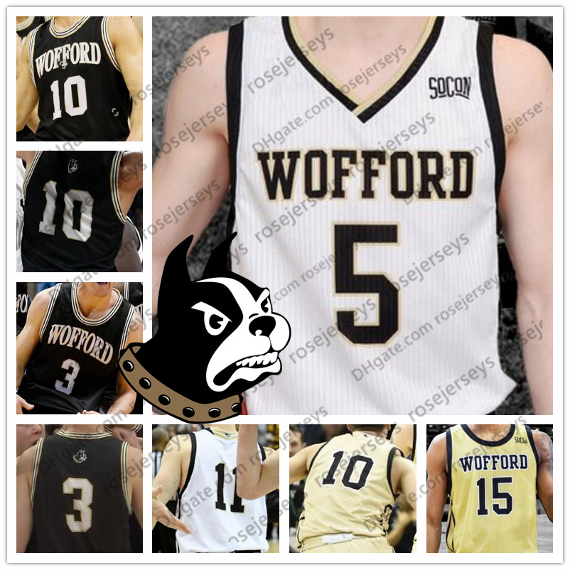 Custom Wofford Terriers College Basketball Black Gold White Any Name Number #3 Fletcher Magee 33 Cameron Jackson 10 Nathan Hoover Jerseys, White (only number)
Custom Wofford Terriers College Basketball Black Gold White Any Name Number #3 Fletcher Magee 33 Cameron Jackson 10 Nathan Hoover Jerseys, White (only number)